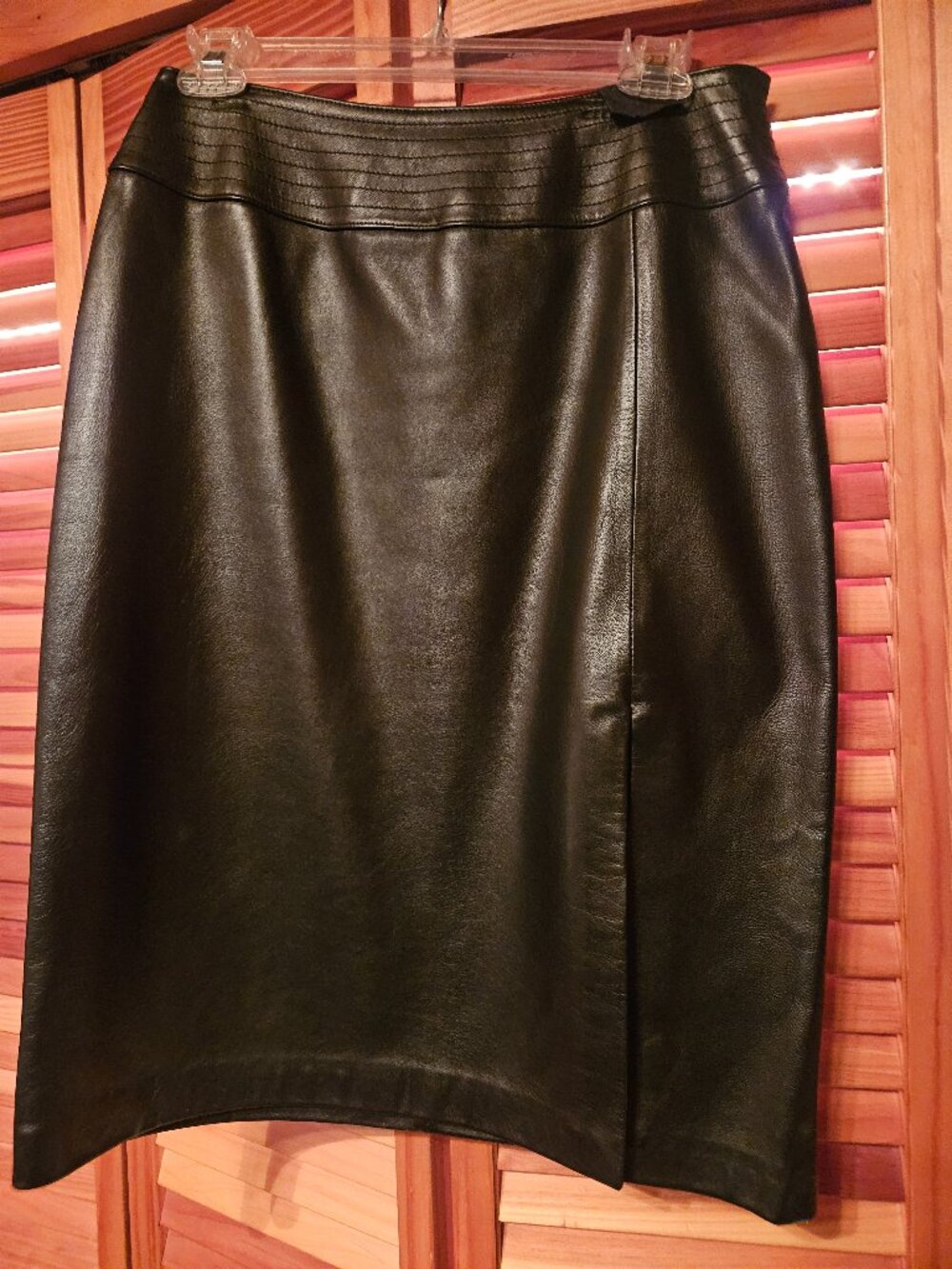 Leather skirt